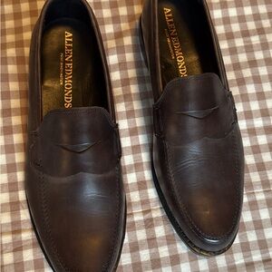 Allen Edmonds Rich Brown Leather Slip-Ons